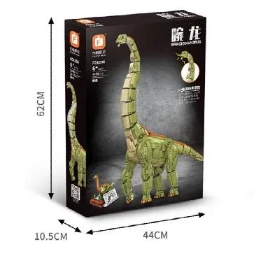 Brachiosaurus Dinosaur Building Blocks Set