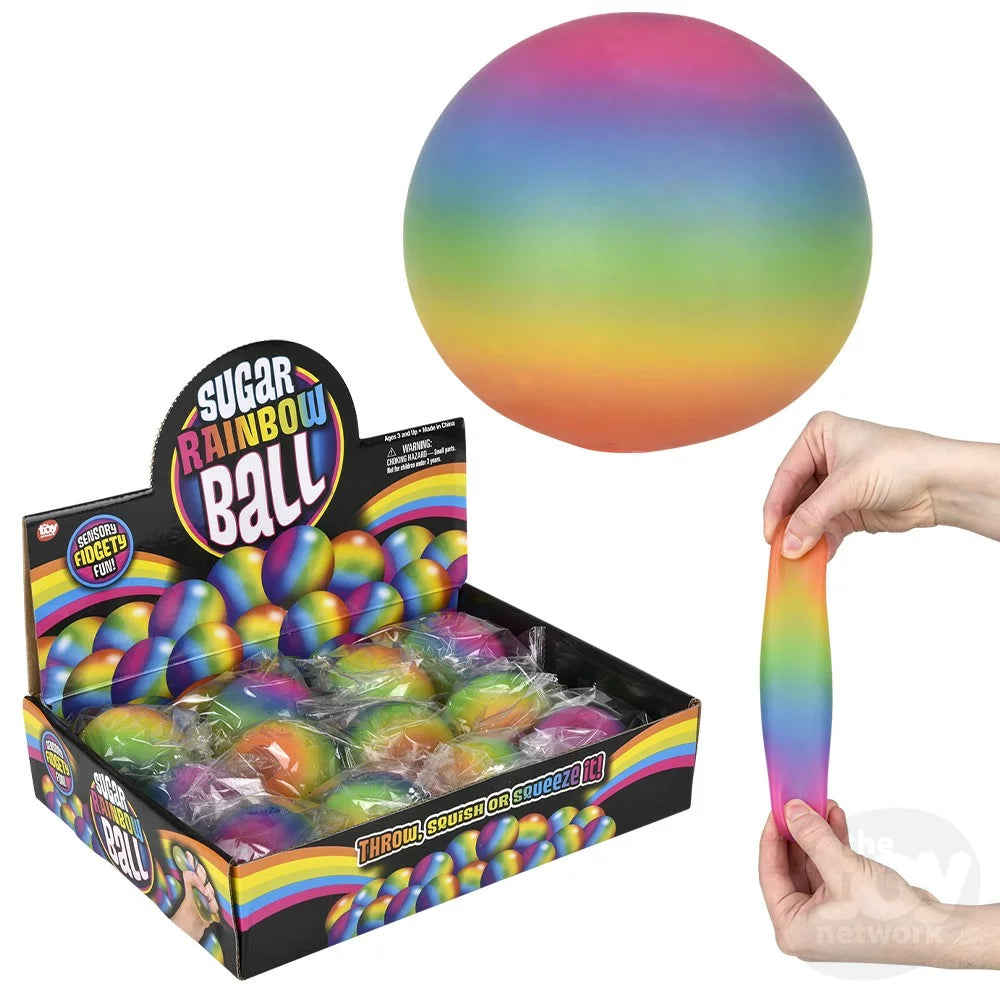 Squeezy Sugar Ball Rainbow