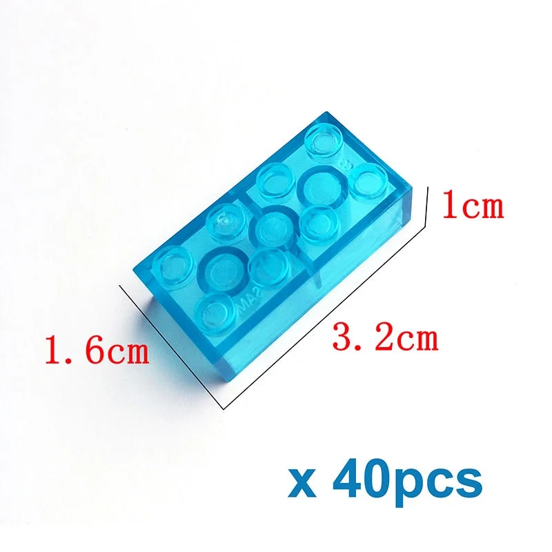 Transparent 40pcs