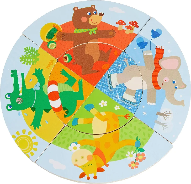 Animal Seasons Wooden Arranging Game