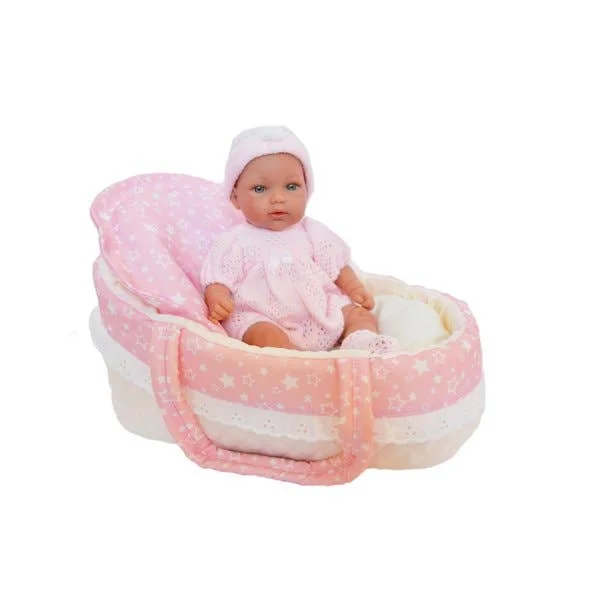 13" Baby Doll Kennedy with Bassinet