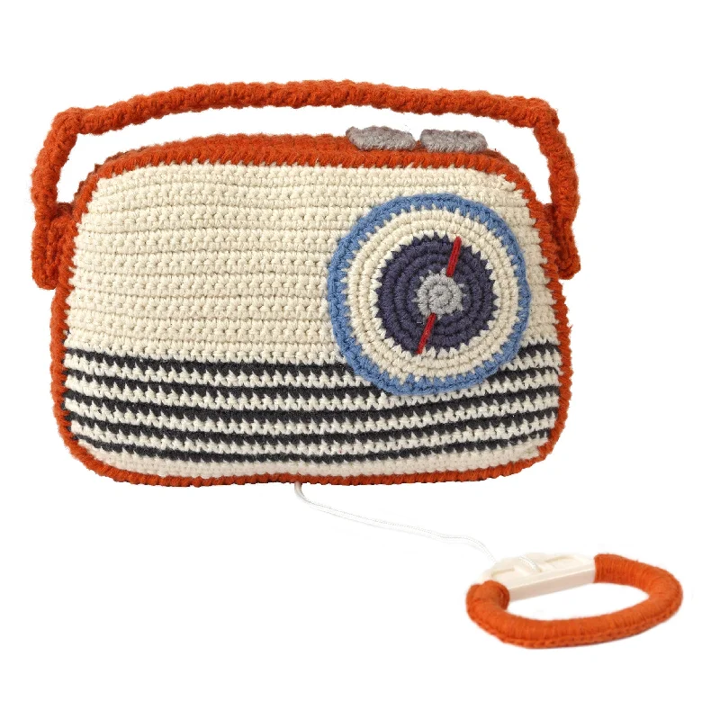 Anne-Claire Petit Radio Music Box Crochet Orange