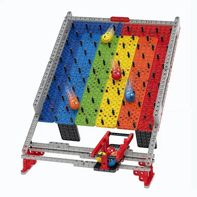 Ball Catching Rainbow Table Game for Creative Play