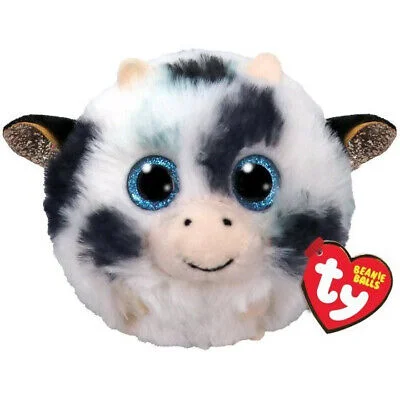 Beanie Puffies 4" Ball - Moophy  - Cow