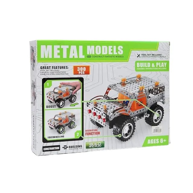 Metal Models Build And Play Building Blocks | 300pcs