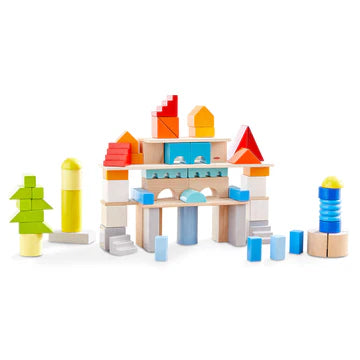 Colored Building Blocks 85 piece set