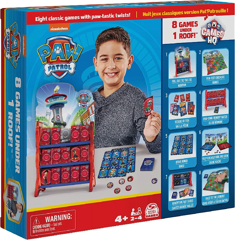 Paw Patrol 8 Classic Games under 1 Roof