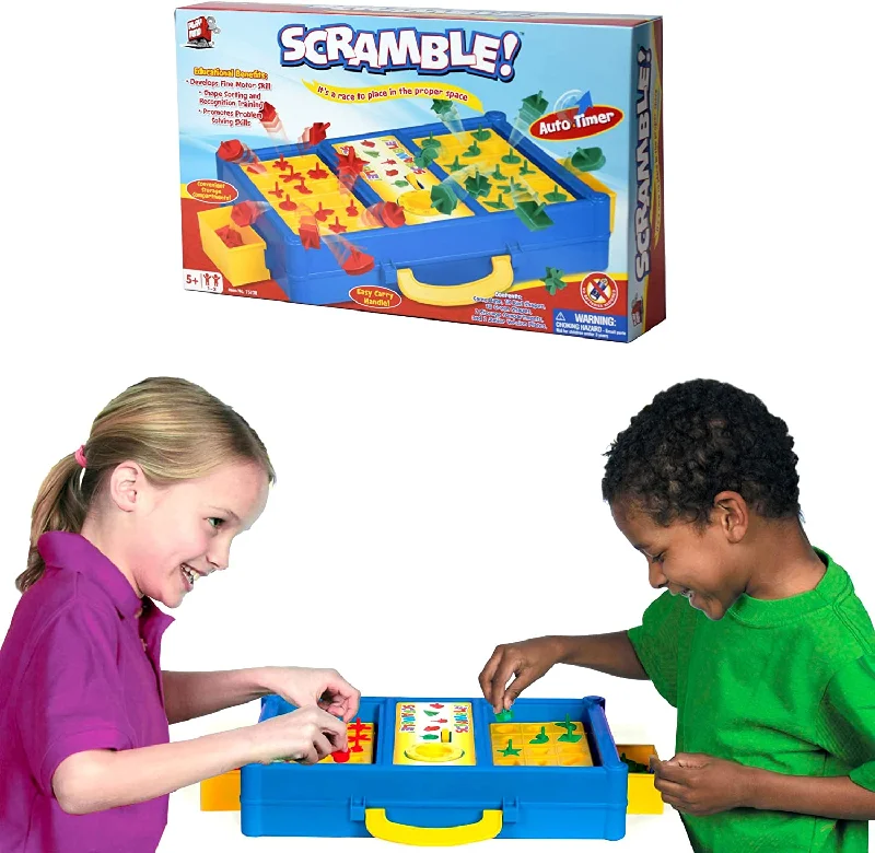 Scramble - Shape Matching Family Board Game