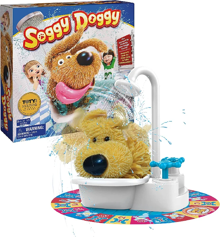 Soggy Doggy, the Showering Shaking Wet Dog Award-Winning Kids Board Game