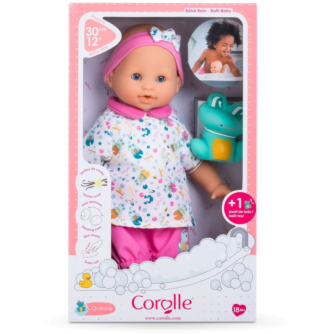 Corolle Bébé Bath Océane Baby Doll 12" - White Outfit