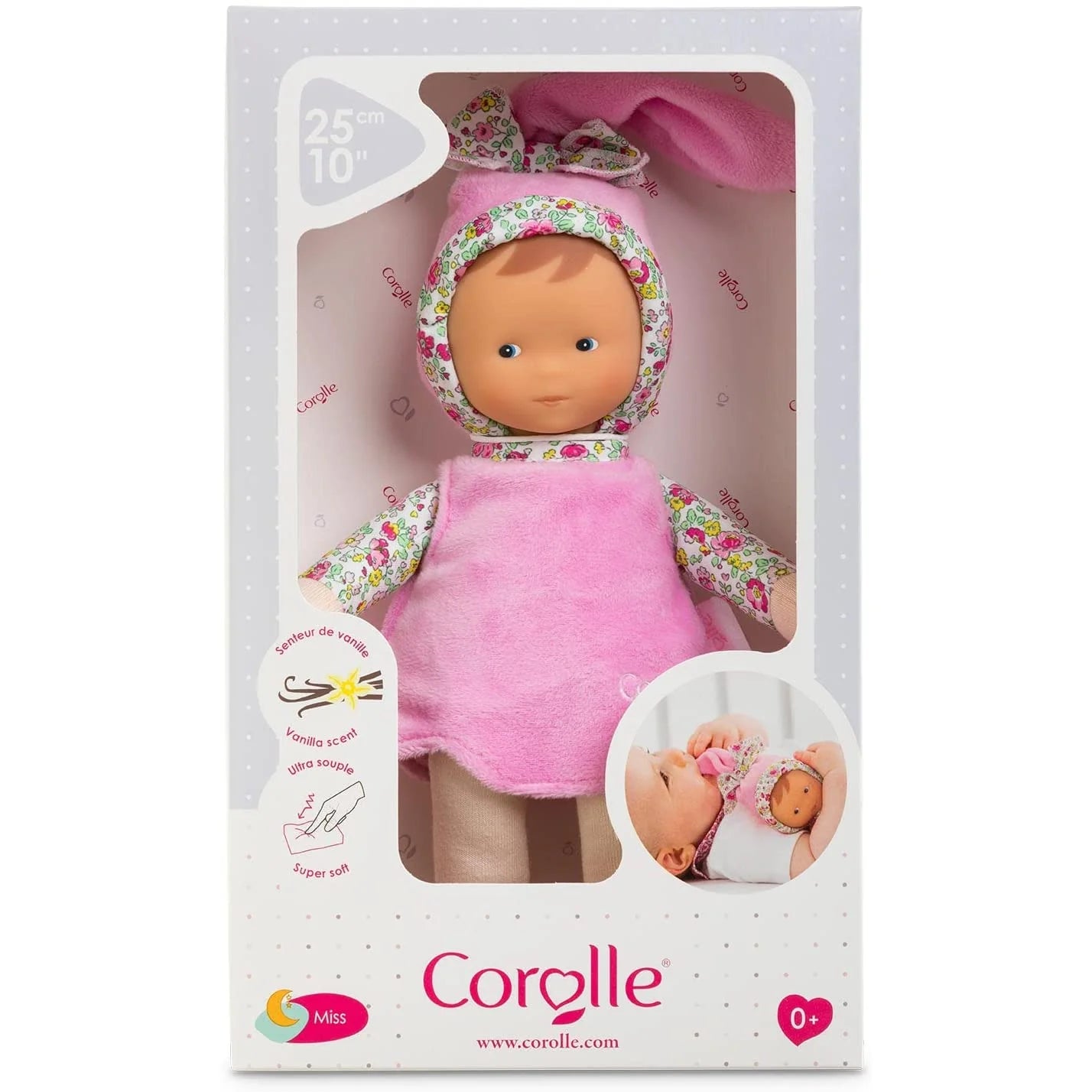 Corolle Mon Doudou Soft Baby Doll Miss Blossom Garden 10"