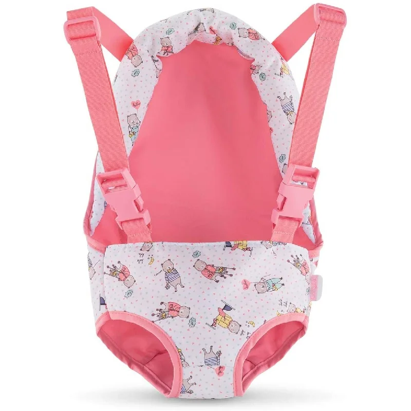 Corolle Mon Grand Poupon Baby Doll Sling for 14" & 17" Dolls - Pink/White