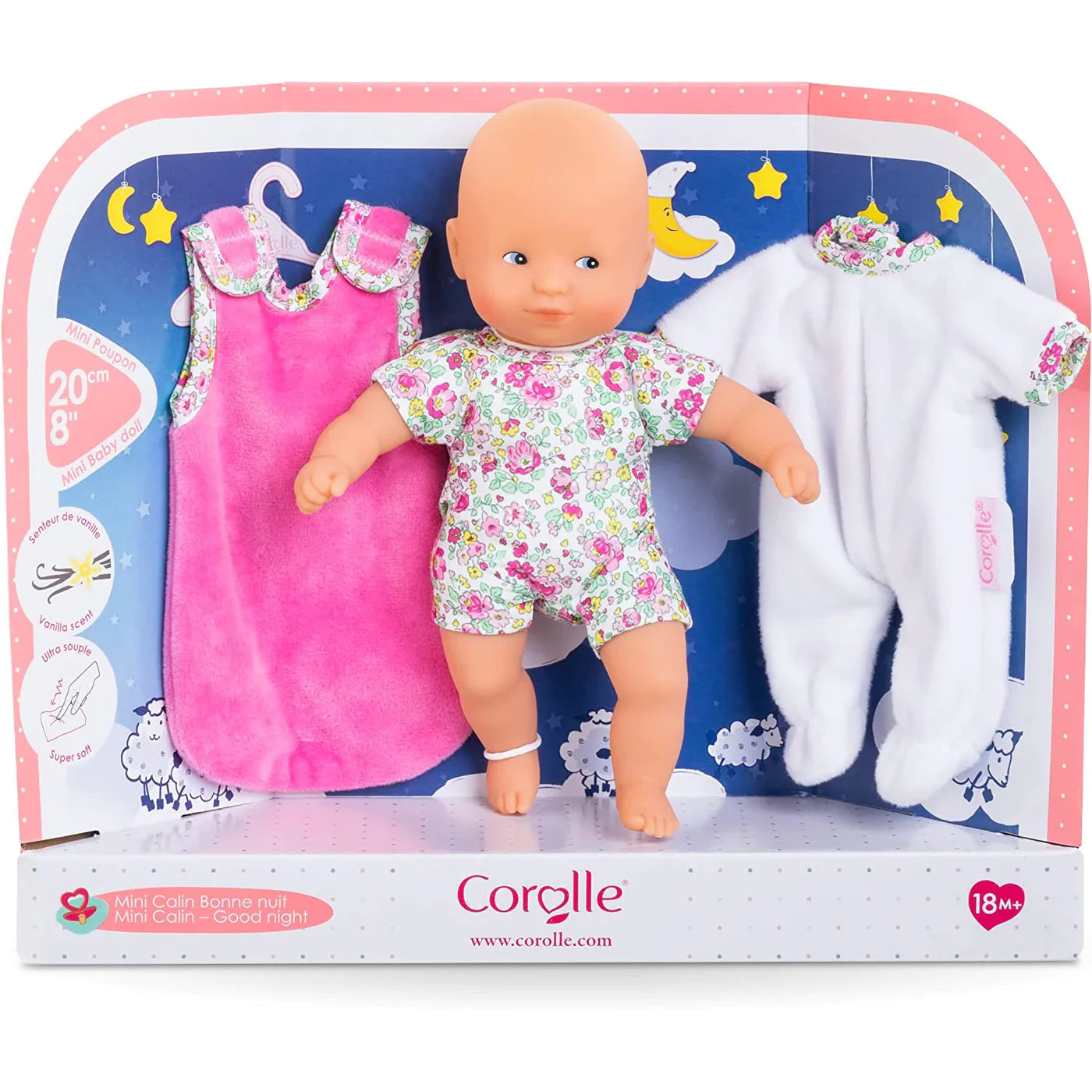 Corolle My Mini Calin Good Night Blossom Baby Doll Set