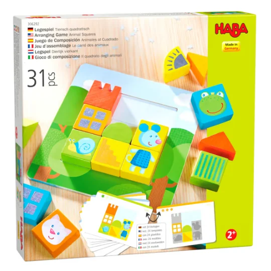 HABA Arranging game Animal Squares