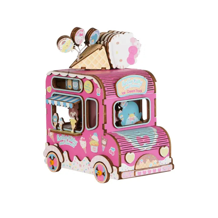 Hello Kitty® and Friends Wooden Music Box: Ice Cream Truck