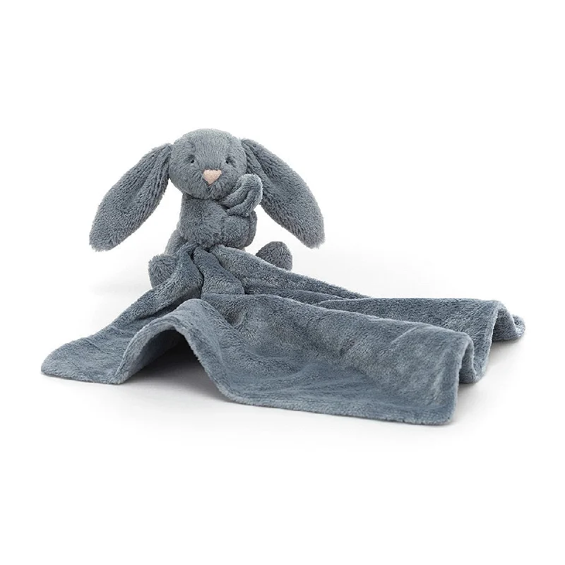 Jellycat Bashful Dusky Blue Bunny Soother - Personalisation Available