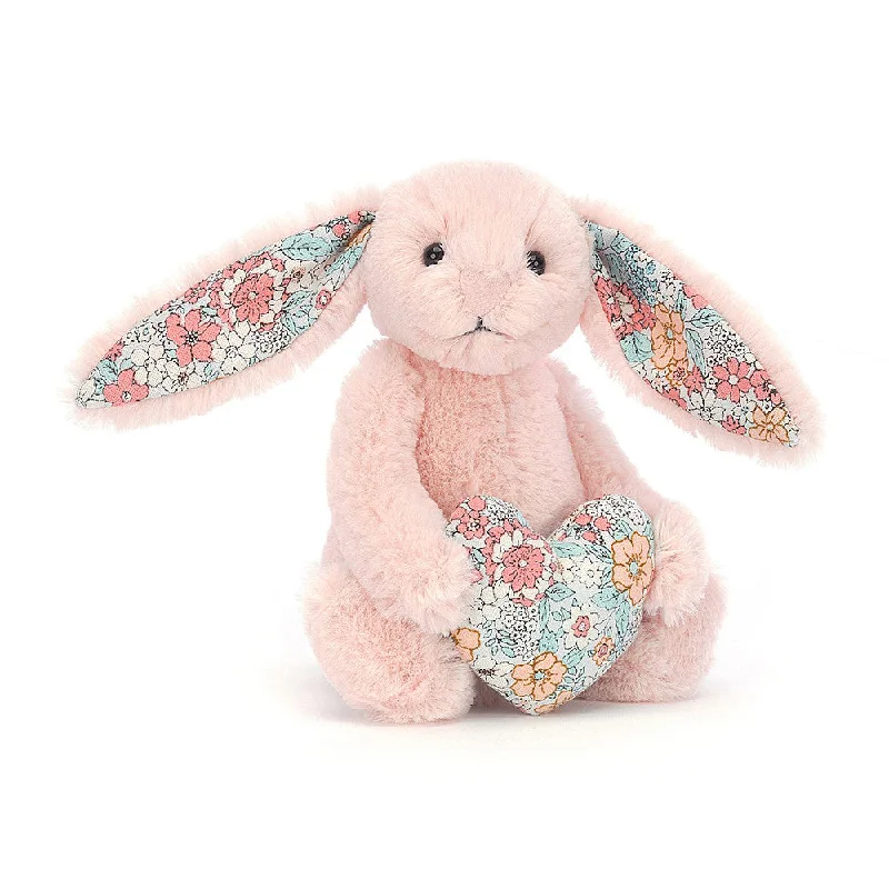 Jellycat Blossom Heart Blush Bunny