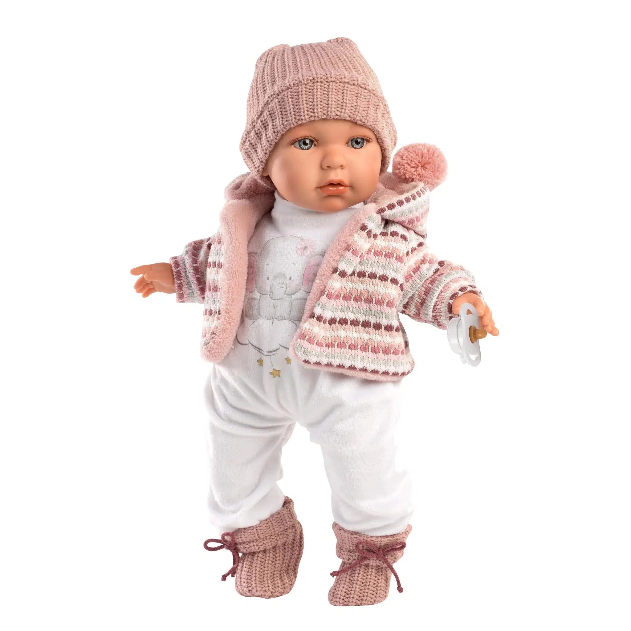 Llorens 16.5" Soft Body Crying Baby Doll Julia