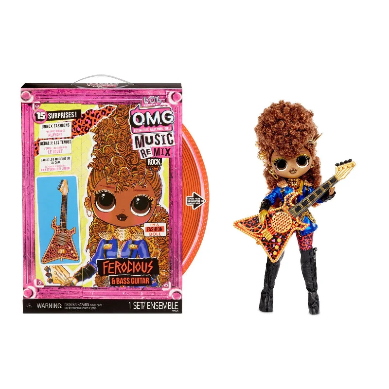 LOL Surprise! Outrageous Millennial Girls Music Remix Rock Ferocious Doll