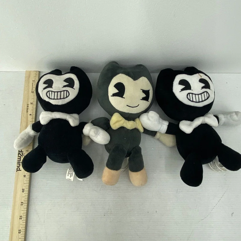 LOT 3 Used Bendy and the Ink Machine Plush Doll Toys Meatly Games