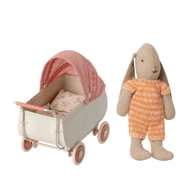 Coral Pram Carriage and Micro Bunny