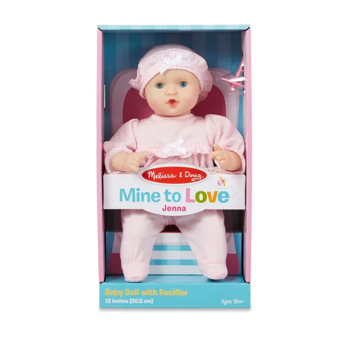 Melissa & Doug Mine to Love 12" Baby Doll - Jenna