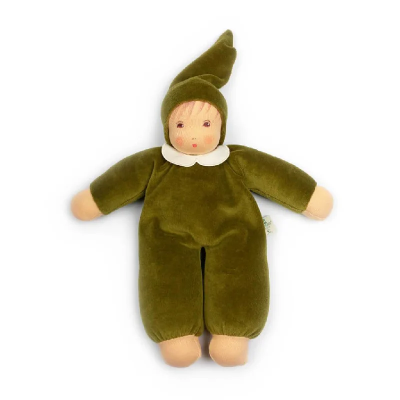 Nanchen Natur Organic Cotton Nani Baby Doll, Olive