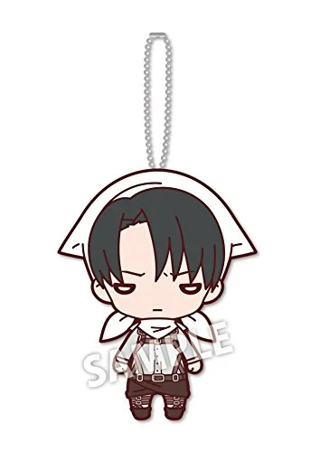 Nitotan "Attack on Titan" Plush with Ball Chain Levi Osouji Ver.