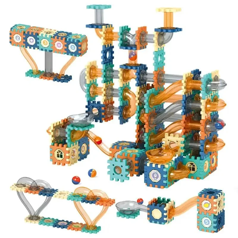 Pipeline Rolling Ball Building Blocks | 246 Pieces