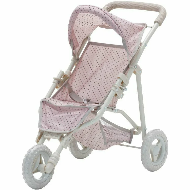 Polka Dots Princess Baby Doll Jogging Stroller - Pink