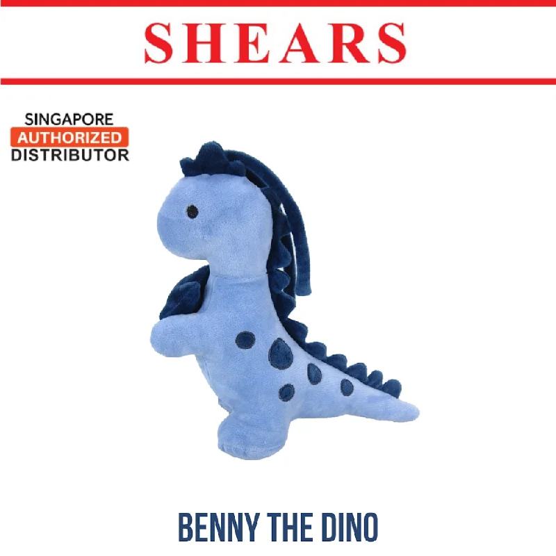 Shears Baby Toy Toddler Soft Toy Musical Pull String Beny The Blue Dino