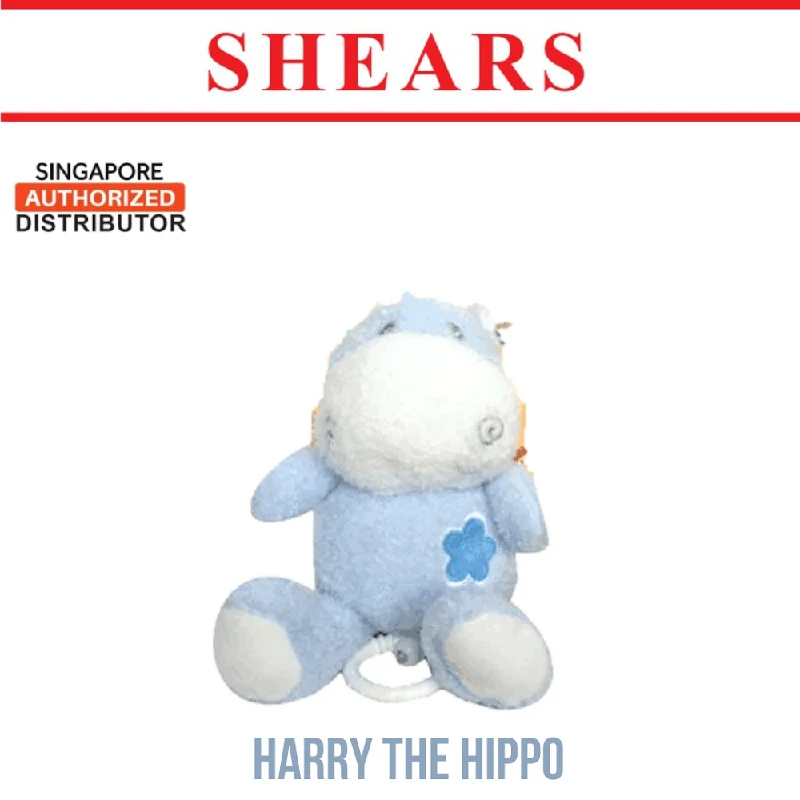 Shears Baby Toy Toddler Soft Toy Musical Pull String Harry The Hippo