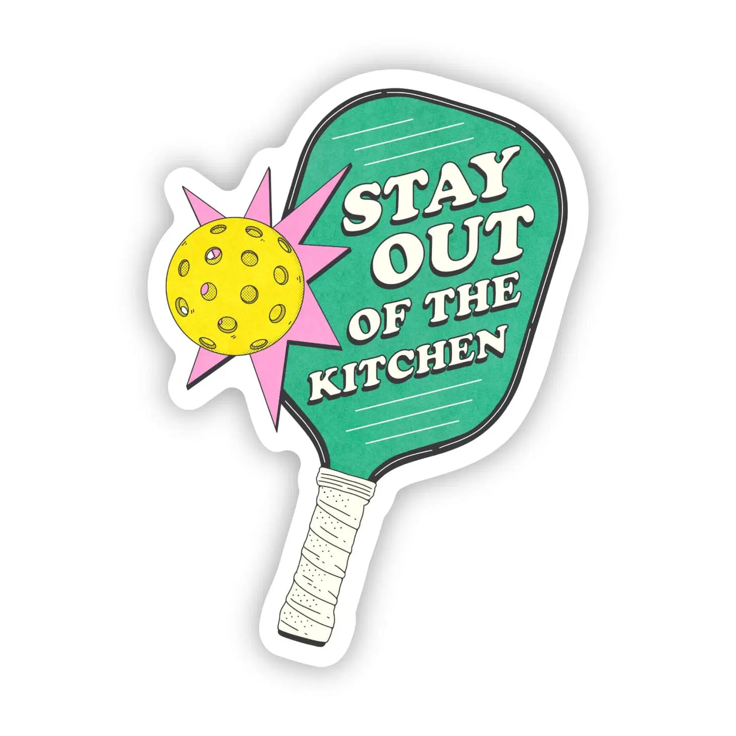 “Stay Out of the Kitchen” Pickleball Sticker