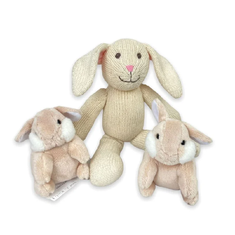 Sweet Plush Bunny Trio