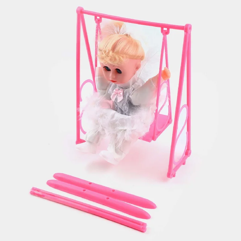 Swing Baby Doll With Light & Music For Kids