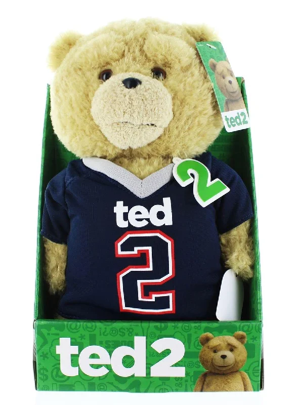 Ted 2 Ted In Football Jersey Rated R 11" Talking Plush