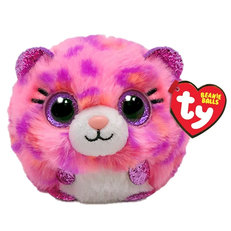 Topaz the Pink Leopard Beanie Ball 42541