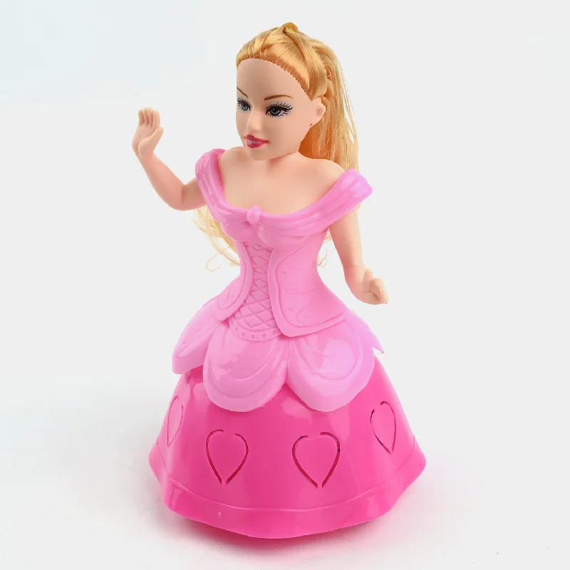 UNIVERSAL ROTATING PRINCESS DOLL WITH LIGHT & MUSIC