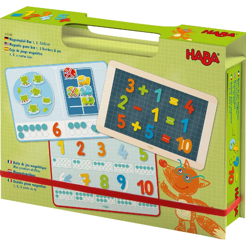 1, 2 Numbers & You Magnetic 158 Piece Game Box