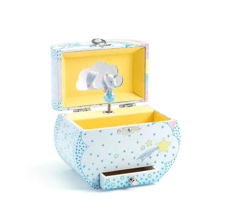 Unicorn Dreams Musical Treasure Box